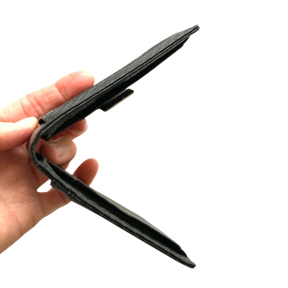 wallet SERMAN BRANDS travel security black bifold - Picture 3 of 12